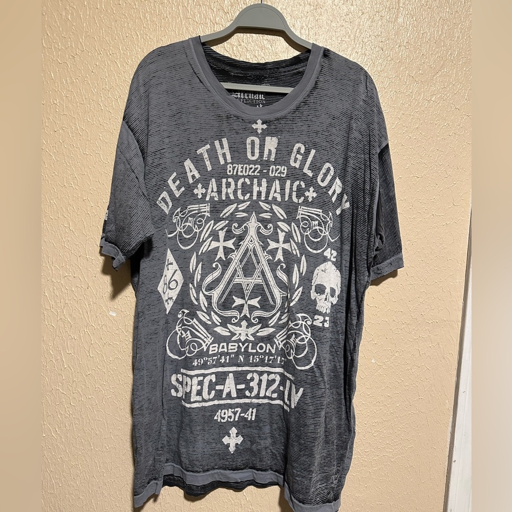 Affliction Archaic Men’s‎ Shirt Size 3XL